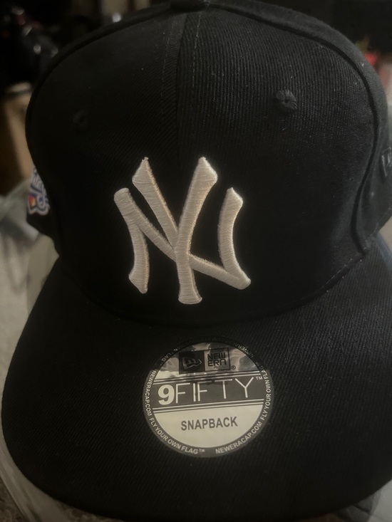 New Era Other - New Era Black Snapback Hat with White NY Logo